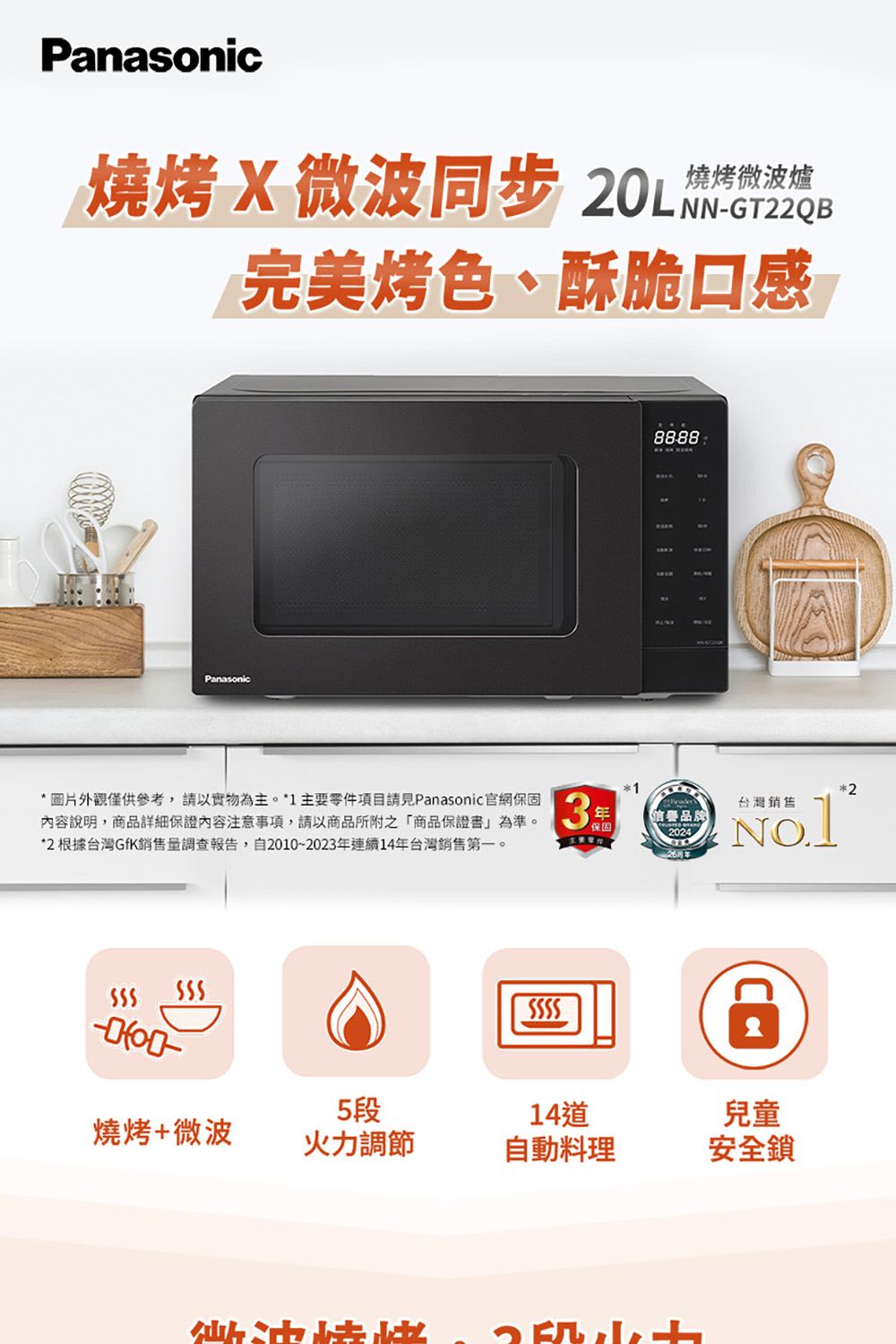 图片外观仅供参考,请以实物为主。1 主要零件项目请见Panasonic官网保固