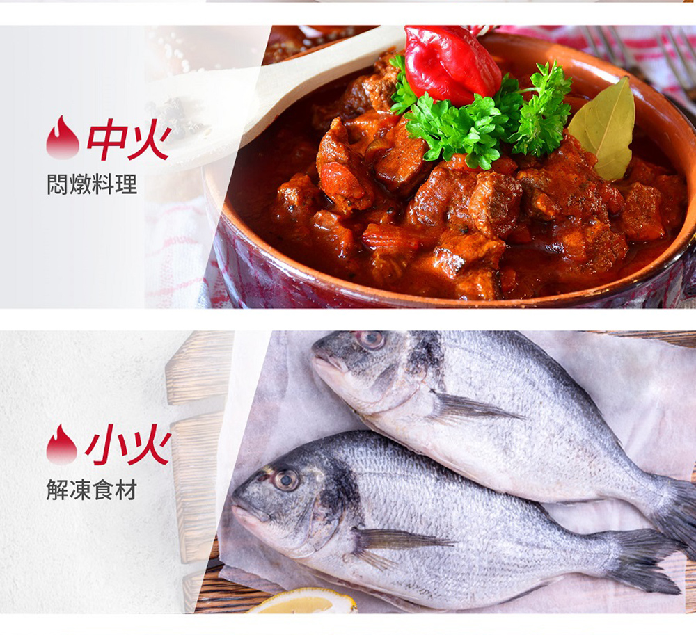 中火 闷炖料理 小火 解冻食材 