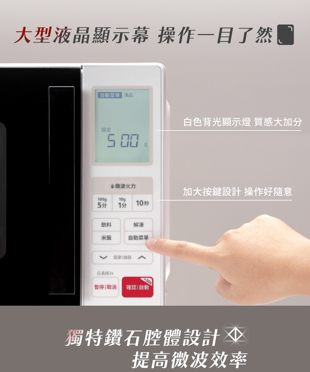 大型液晶显示幕 操作一目了然