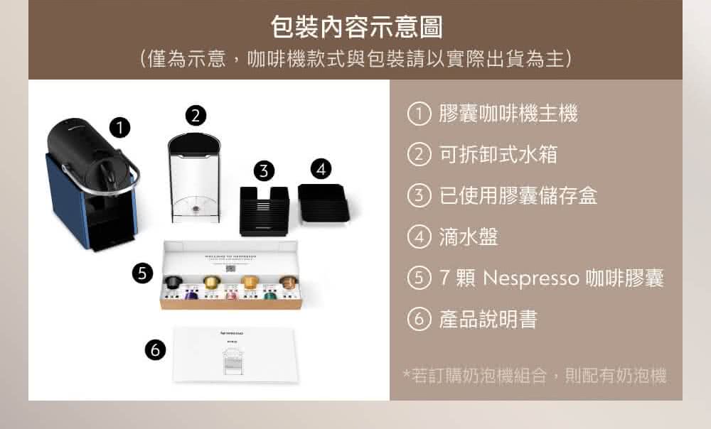仅为示意,咖啡机款式与包装请以实际出货为主