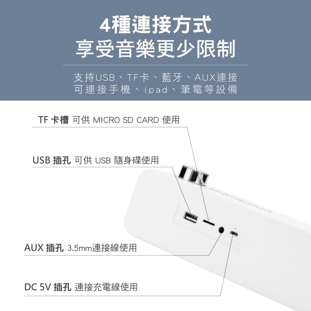 TF 卡槽 可供 MICRO SD CARD 使用