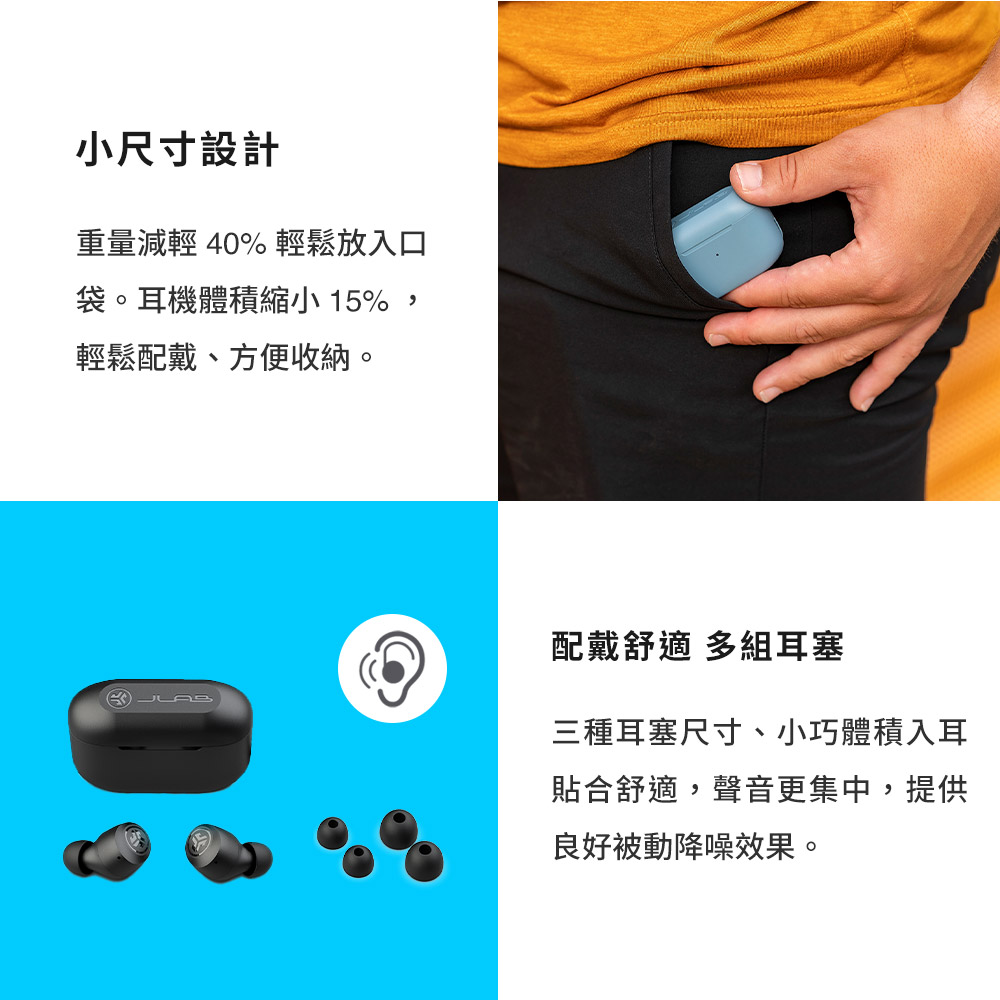 重量减轻 40% 轻松放入口