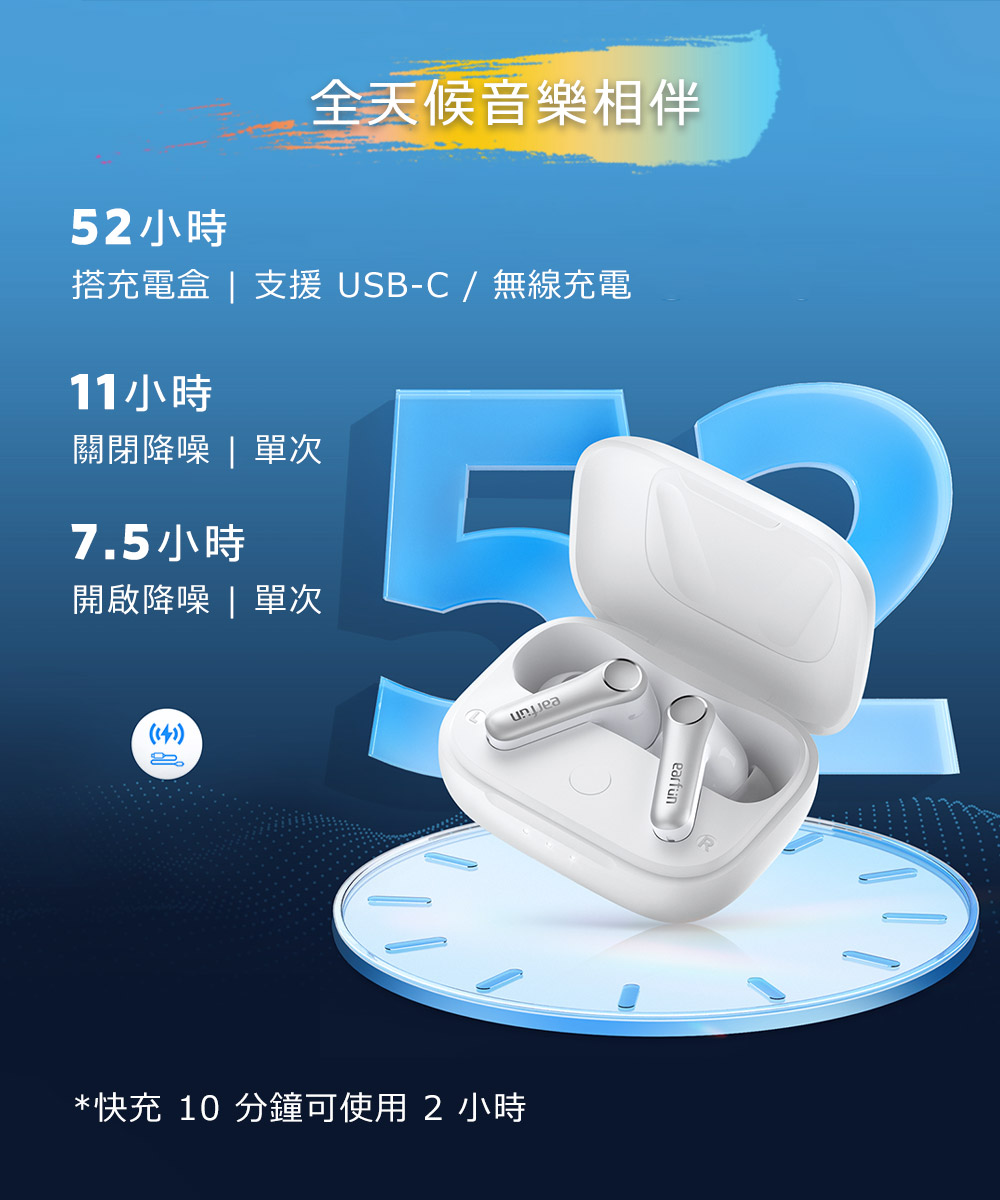 搭充电盒  支援USBC无线充电