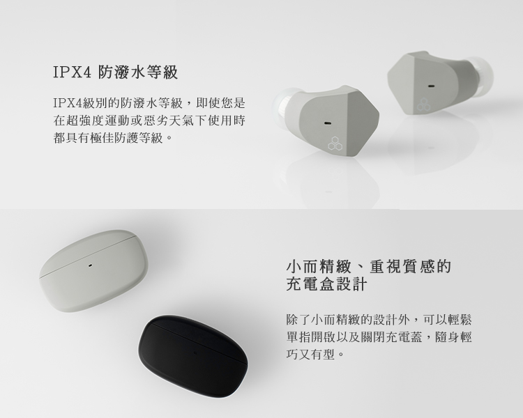 IPX4级别的防泼水等级,即使您是