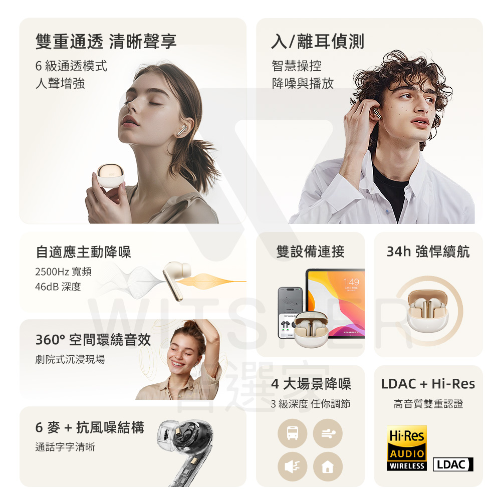 双重通透 清晰声享